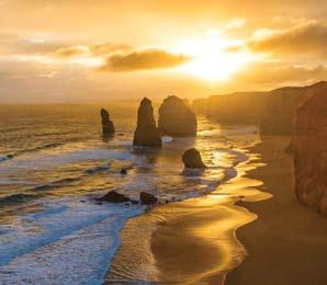 p. 2 DAY TOUR > World Famous Great Ocean Road > 12 Apostles & Loch Ard Gorge > Koalas in the Wild > Beautiful Beaches > National Parks > Mackenzie Falls > Experience Aboriginal Culture Operates: MON,