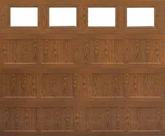 Aspen AP200 & AP138 Raynor Aspen garage doors are available in two thickness options; 2 and 1⅜.
