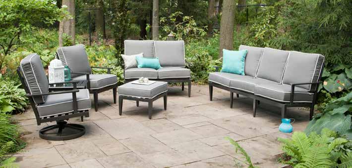 20 ALEXIA The Alexia 4-Piece Deep Seating brings comfort and