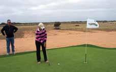 To play the course you can purchase a score card at Ceduna Visitor Information Centre, have your card stamped at each hole along the way then present your completed card at Kalgoorlie to receive your