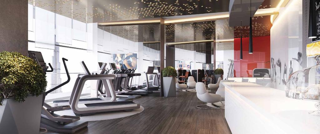 FITNESS A well-equipped fitness centre is designed to meet the needs of business and leisure travellers.