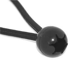 resistant yarn Stainless steel staple Polypropylene ball Tested to support 250N (~25kgF) Dia.