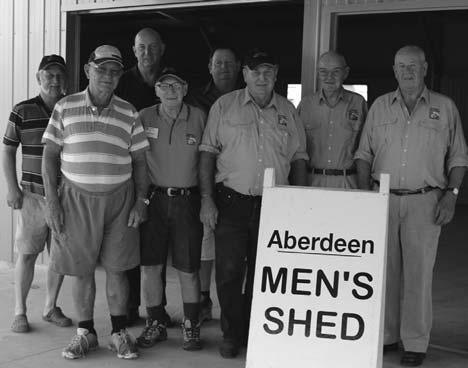 The shed has been built on Councilmanaged Crown Land that has been leased to the Aberdeen Men s Shed for a term of 20 years.