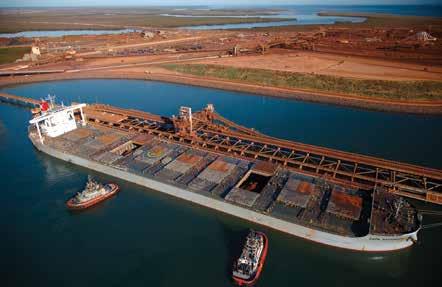 The Port of Port Hedland achieved a record annual throughput of 519.4Mt in 2017/18, an increase of 18.5Mt from the previous year.