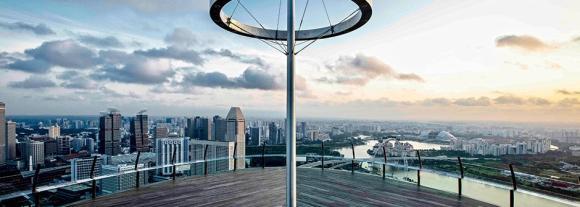 Social Venues Welcome Reception (Sunday): Sands Skypark The Sands SkyPark, an awe-inspiring engineering wonder, floats atop the Marina Bay Sands 200m (57 storeys) in the sky.
