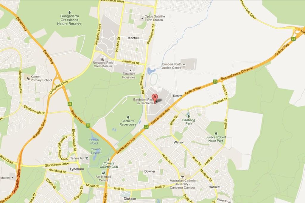 DIRECTIONS TO EXHIBITION PARK IN CANBERRA (EPIC) GPS ADDRESS 10 FLEMINGTON ROAD,