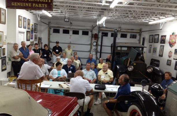 Weiss s Host Meal & Meeting In September, President Jim Weiss and Treasurer Tuni Weiss not only presided over a cook-out for ACAC membership, they seated the crew in Jim s awesome shop area for the