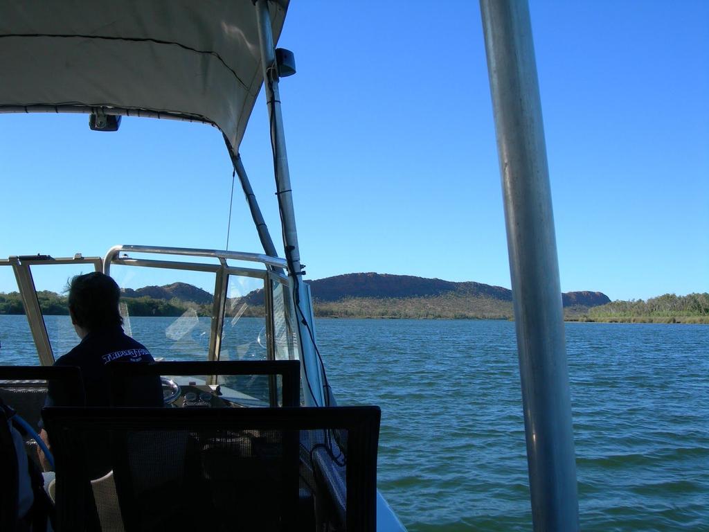 The trip starts with a boat ride up Cooliman Creek.