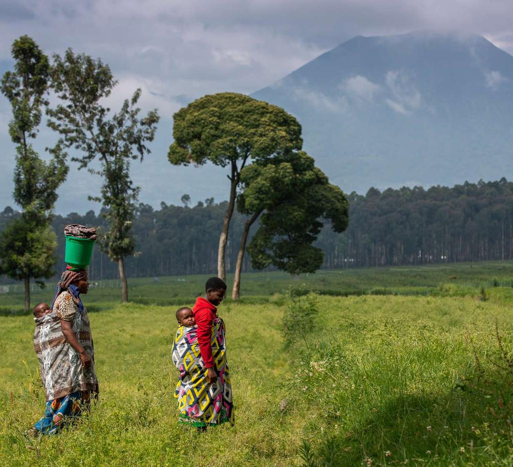 DISCOVER RWANDA S MAGICAL CHARM Affectionately known as The land of a Thousand Hills, this tiny East African gem might be small, but with its unspoilt forests, lush meadows and picture-perfect lakes,