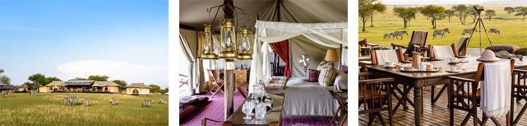 Singita Sabora Tented Camp is located on the Serengeti plains within the Grumeti Reserves private concession, beautifully decorated in grand campaign 1920s style.