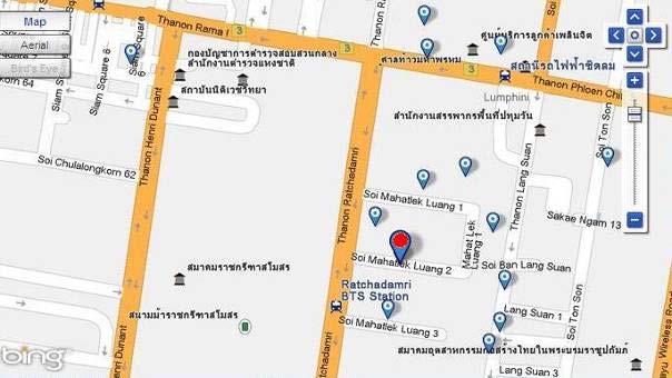Location Map The newly opened boutique hotel is located in the commercial heart of