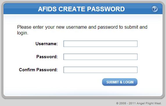 Once you have been authenticated using your Member ID, last name and zip code, you will be asked to choose a username and password.