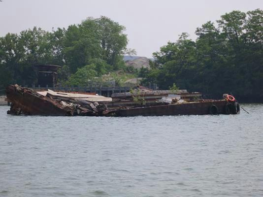 Riverkeeper and partner groups request that these derelict barges be salvaged and removed immediately before this season s tropical storms and fall gales are upon us both of which often result in