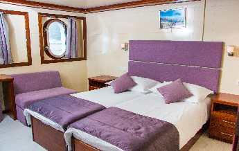 Cruise price air-conditioned en-suite cabins