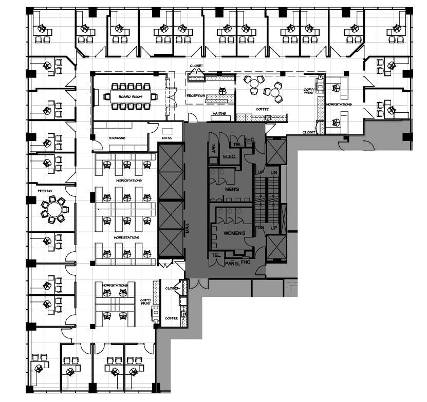 Suite 900 9,522 SF Available Immediately 17 offices, 2 boardrooms, open