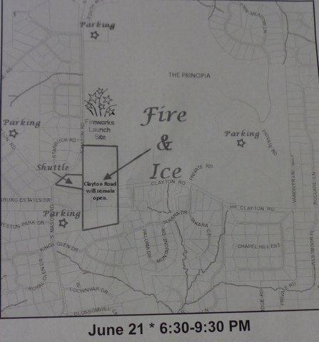Here is the latest city handout on the Fire and Ice Show: SKIP MANGE'S DRACE PARK LOG CABIN VILLAGE DREAM COMING IN THREE TIMES HIGHER THAN EXPECTED: Skip Mange wants to ignore the fact that our tax