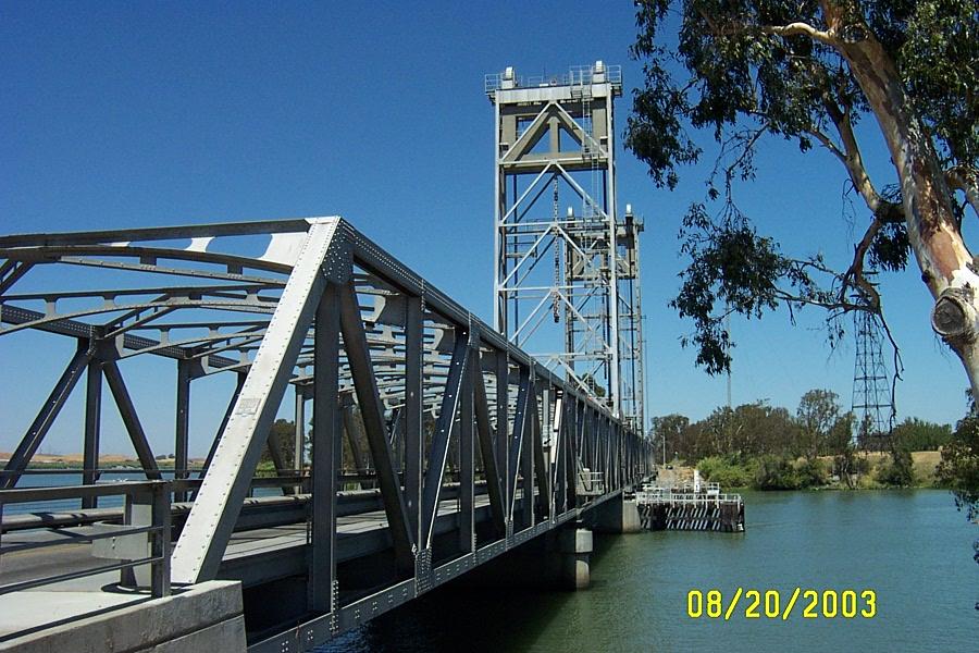 Three Mile Slough Bridge on