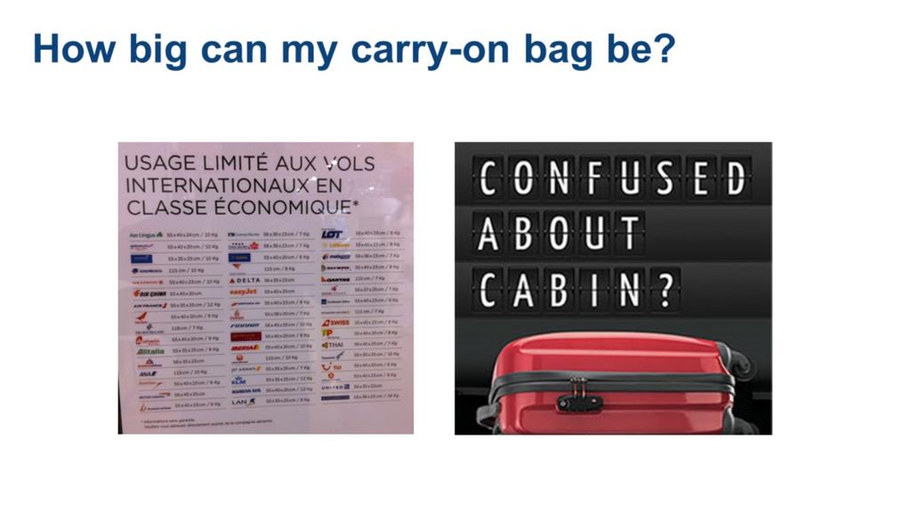 How big can my carry-on bag be?