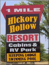 Clinton (Tightwad) Hickory Hollow Resort Park #1763 This resort is set on 40 acres of shade trees. This park is an outdoorsmen s/women s paradise!