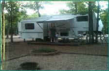 Extended/long term sites. 30 AMP. Any size RV.