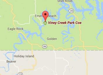 Golden Viney Creek Campground Park #8866015 Partial sites. 30/50 AMP. Picnic table. Table Rock Lake Contact the park directly for driving directions.