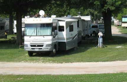 com/campground Biking, hiking, fishing, swimming, and boating The city park campground has 43 sites with full hookups (water, electric and sewer) and
