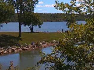 com Biking, hiking, fishing, swimming, and boating The cool waters of Forest Lake provide the centerpiece for Thousand Hills State Park, whose woody shores and broad savannas recall a time when