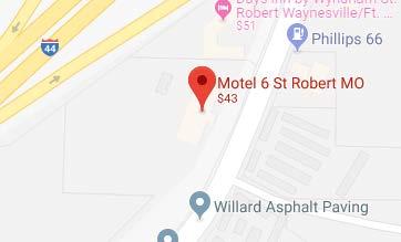 Saint Robert Motel 6 RV Park Park #985786 Full hookups. 20/30/50 AMP. Pull through sites.