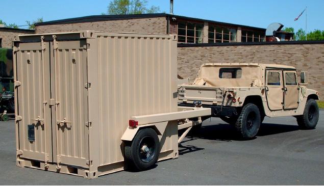 ION-MILL-GTP1 GTP-1 MOBILE GUARD TOWER The GTP-1 unit base conforms to standard shipping container specifications. It is air transportable via air on a standard 463L pallet.
