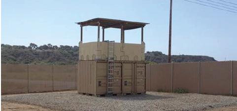ION-MILL-GTP3 GTP-3 MOBILE COMMAND GUARD TOWER The GTP-3 Command Guard Tower includes one Guard Tower & two Conex Boxes.