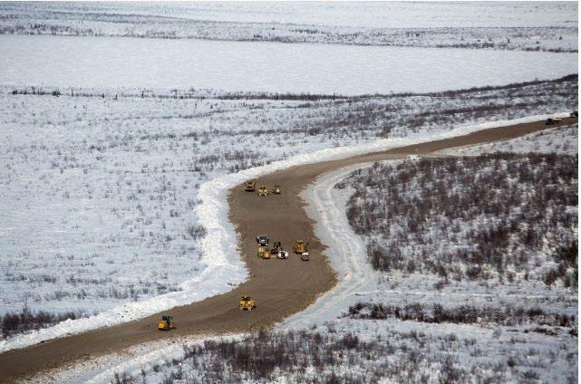 ALL SEASON GRAVEL ROADS ARE OPENING UP NORTHERN CANADA Existing Trans-Taiga Road (Quebec) 666 km North Road (Quebec) 406 km Inuvik to Tuktoyaktuk (Northwest Territories) 137 km Under Construction