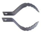 2 Side Cutter Blade 2SCB Finishing tool, for scraping inside edges of pipe. Note: There are no fixed rules for what cutter to use. If one tool does not take care of a stoppage, simply try another.