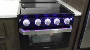 Recessed Stove Top with Glass Stove Cover For Additional C Cooking/Prep Space 3.