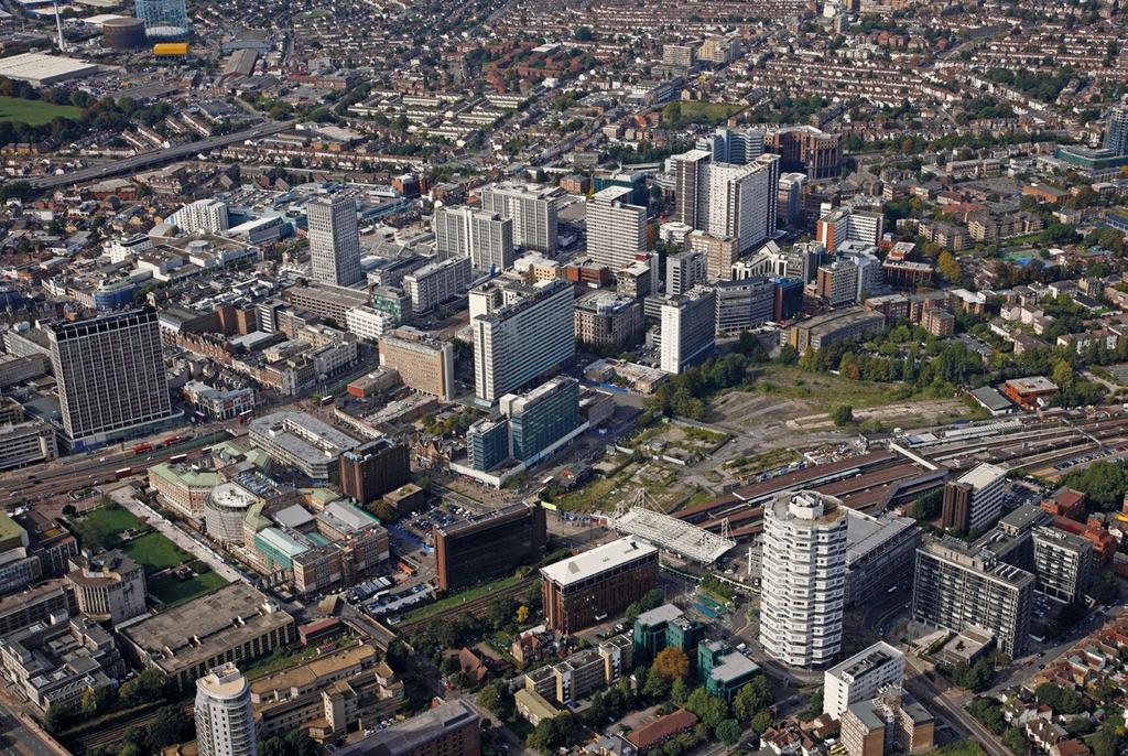 CROYDON HAS OVER 6 MILLION SQ FT OF OFFICE SPACE AND IS HOME TO 24 BLUE CHIP ORGANISATIONS 1 2 3 4 5 6 7 8 9 10 11 Redevelopment CGI 2 million sq