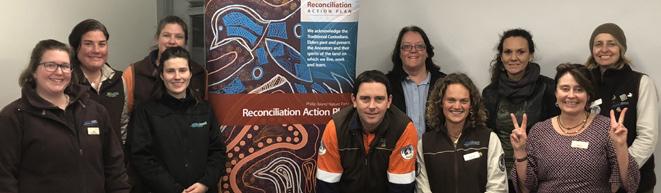 Our reconciliation journey so far We view key achievements in our reconciliation journey so far as: Nature Parks staff at a Reconciliation Action Plan planning workshop during the process of