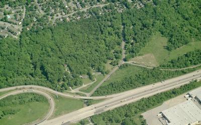 386 at Rivergate Parkway Aerial view of