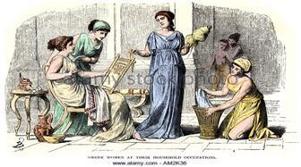Athenian Life: roles of Women Free women were expected to: Remain at home Care for children Oversee the slaves Obey their husbands Athenian-born women were not citizens, but could