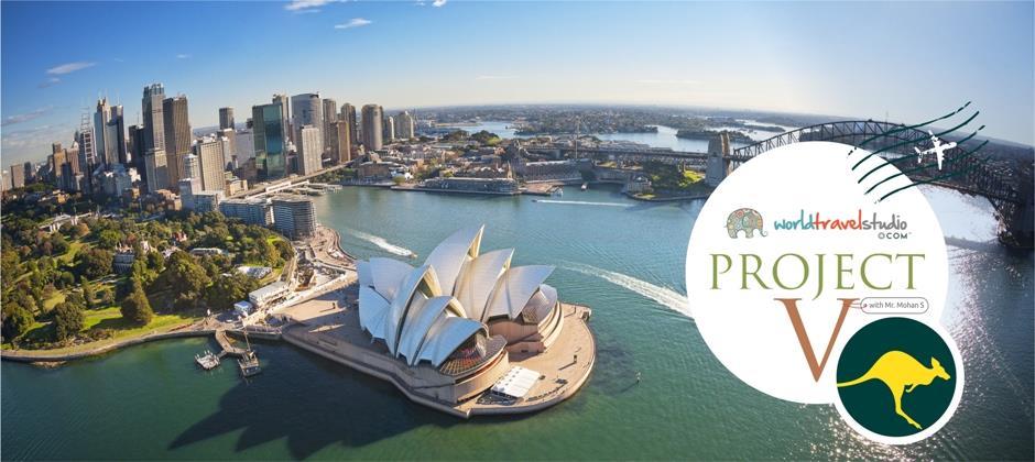Project V Recommends Amazing Australia - 18N / 19 D Visit: Gold Coast 3N Cairns 3N Ayers Rock /Uluru 1N Sydney 5N Adelaide 2N Melbourne 4N Itinerary: Day 1: Arrival Brisbane & Evening Nocturnal