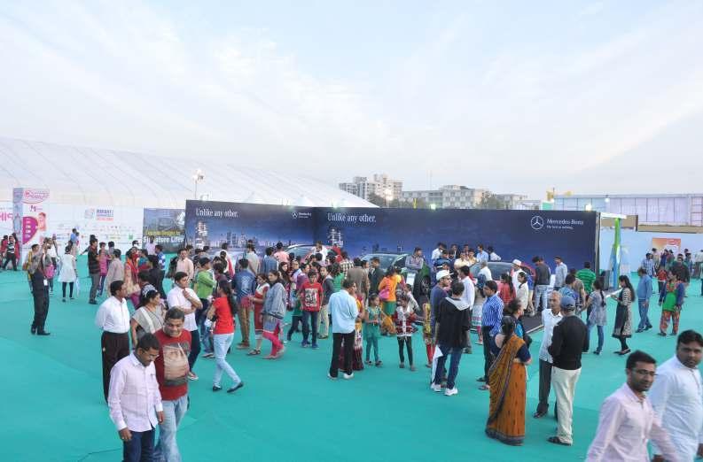 Live Yoga demonstrations also attracted a large number of visitors and motivated them to incorporate it into their daily life.