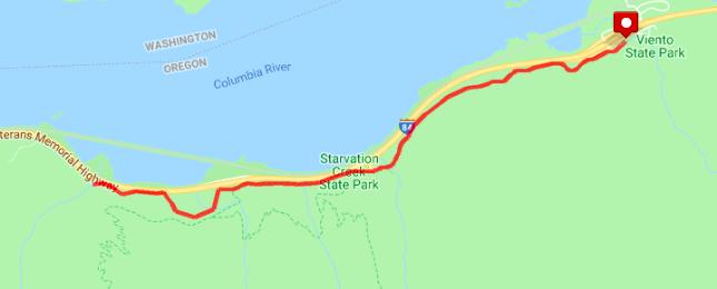 2018 Gorgeous Relay Leg 4 Start of Leg 4 and Exchange 4: Viento State Park, Cascade Locks Runner support: No runner support on Leg 4 Info: The first part of Leg 4, to Starvation Creek State Park, has
