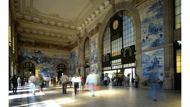 Photo: São Bento train station, Porto Afternoon - Visit Porto downtown Walk around the old and narrow streets, passing by the most interesting landmarks of the city including the Cathedral, the