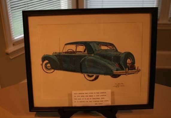 Members were asked to bring their Ford related artwork and memorabilia for all to enjoy.