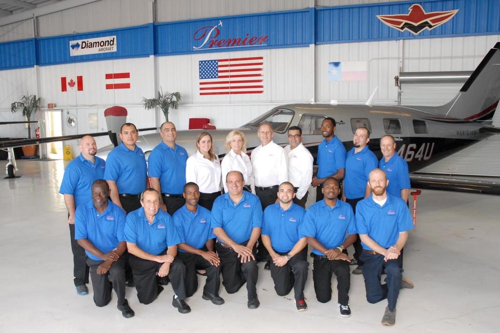 MAINTENANCE SERVICES Premier Aircraft Service is an authorized service center for Cessna, Diamond, Mooney, Lycoming and Centurion- Continental.