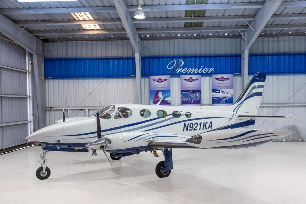 CESSNA 340A N921KA & SN 340A1803 TOTAL AIRFRAME TIME: 5,411 HOURS ENGINES: CONTINENTAL TSIO-520NB 310 HP.