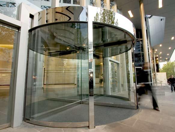 Prestige Entrances Custom built and suitable for all architectural requirements, AGP Prestige Revolving Doors are available in a range of different sizes and finishes.