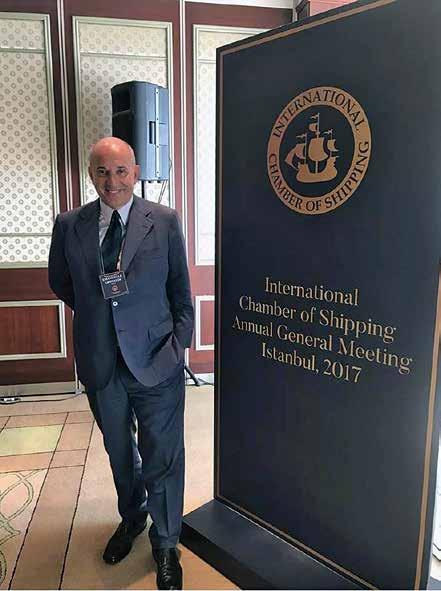 ACHIEVEMENTS Emanuele Grimaldi elected Vice President of ICS Last 10th of May, in Istanbul, Emanuele Grimaldi, president of Confitarma and Managing Director of the Group, was elected Vice- President