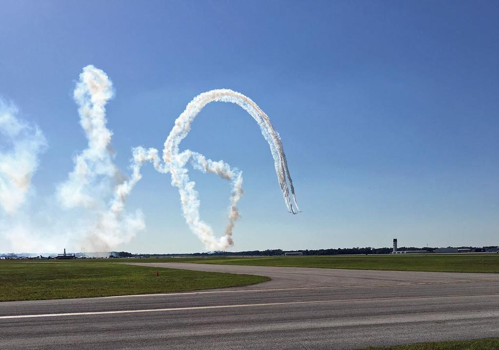 B EAA Chapter 866 Smilin Jack Newsletter May 2018 Sun n Fun 2018 evening Airshow Greetings Members and Friends of EAA Chapter 866, Les Boatright Last month was