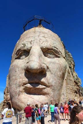 27 Custer, SD Crazy Horse Memorial The Crazy Horse Memorial