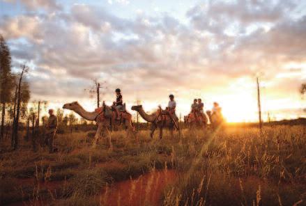 Signature Experiences included in the tariff Witness the remarkable changing colours of the desert landscape and the spectacular sight of Uluru and Kata Tjuta at sunrise and sunset.