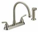 320SS Two Handle Bar Faucet, Metal Lever Handles, Ceramic Cartridges, Goose Neck Spout, Stainless Steel Two Handle Lavatory Faucets AE - 805 PO - 400CL Two Handle 4" Lavatory Faucet,